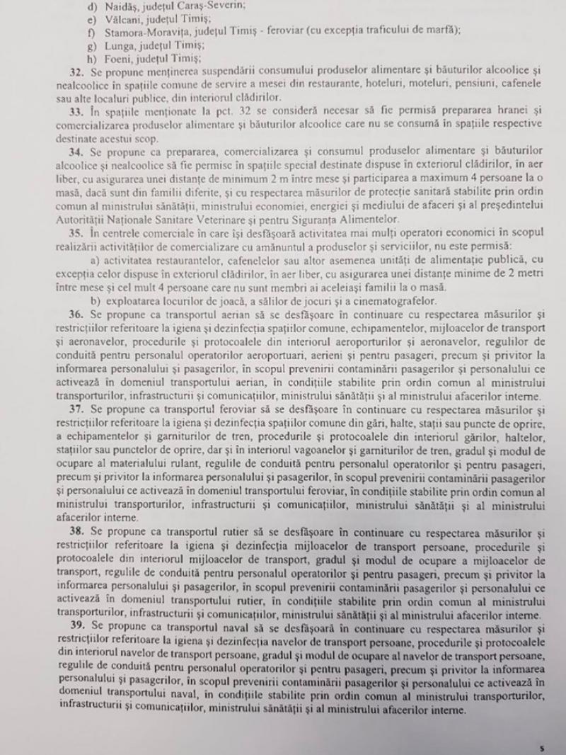 DOCUMENT: A doua stare de alertă începe de miercuri, 17 iunie! Care sunt noile restricții și ce va fi permis