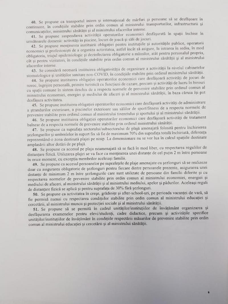 DOCUMENT: A doua stare de alertă începe de miercuri, 17 iunie! Care sunt noile restricții și ce va fi permis