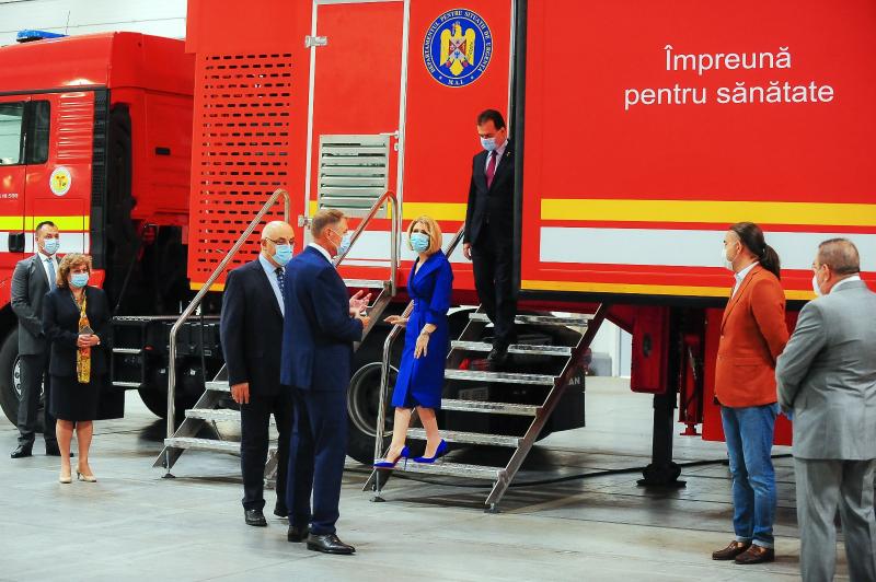 Unitățile mobile de Terapie Intensivă cumpărate și echipate cu aparatură medicală de Fundația Mereu Aproape au intrat în dotarea rezervei naționale de protecție civilă