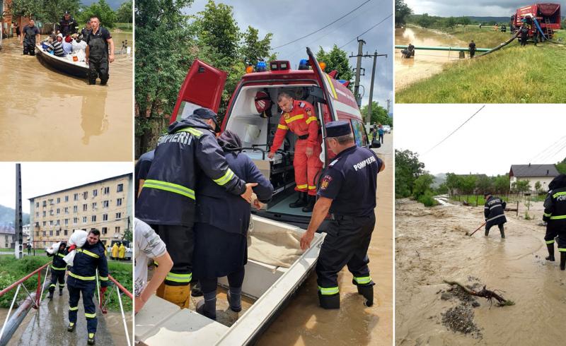 Cod roșu de ploi torențiale în România! Oamenii sunt îngroziţi de furia apelor: ''Numai când te uiţi îţi vine să leşini!''