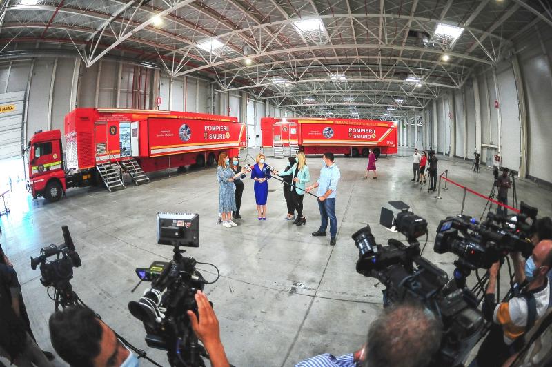 Unitățile mobile de Terapie Intensivă cumpărate și echipate cu aparatură medicală de Fundația Mereu Aproape au intrat în dotarea rezervei naționale de protecție civilă