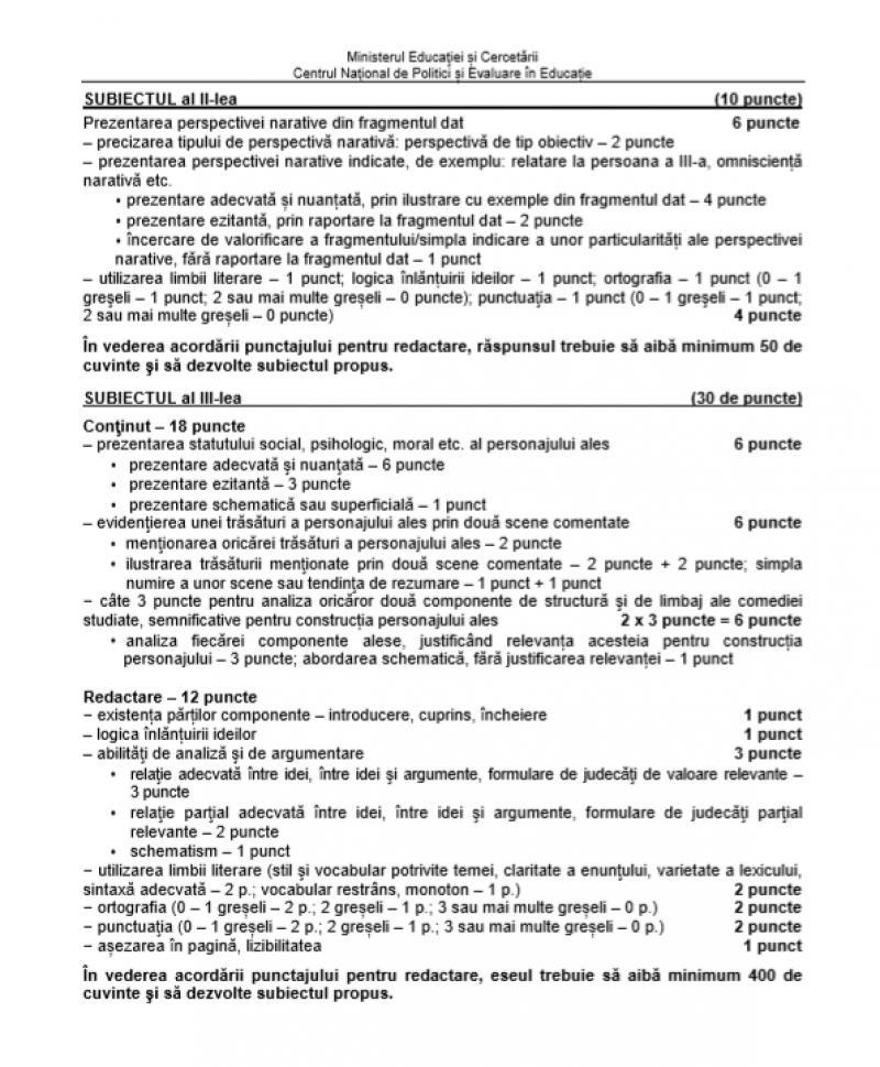 Bacalaureat 2020. Baremul la Limba română a fost publicat! Cum se rezolvă subiectele la Real și Uman, pentru nota 10!