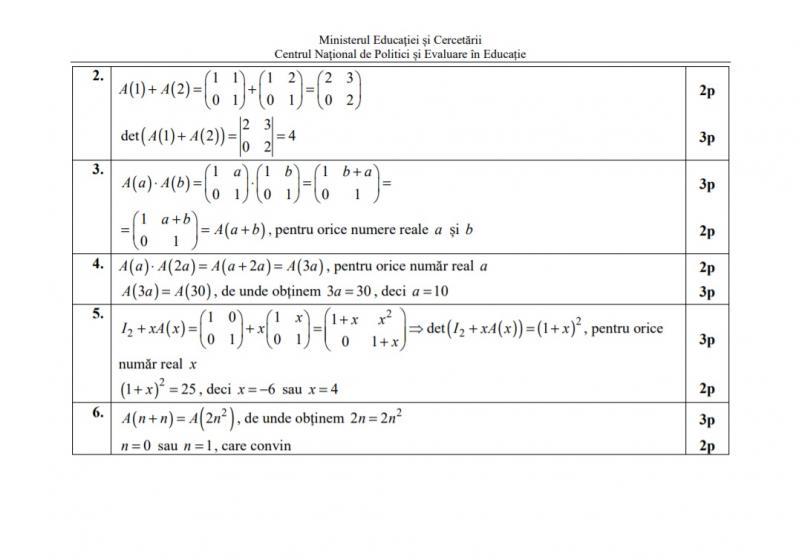 Barem Bacalaureat 2020 Matematică. Rezolvările au fost publicate! Cum se rezolvă subiectele, pentru nota 10!