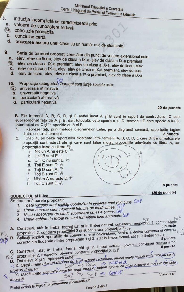 Subiecte Bacalaureat 2020. Proba la alegere. Ce le-a picat elevilor la Geografie și Logică