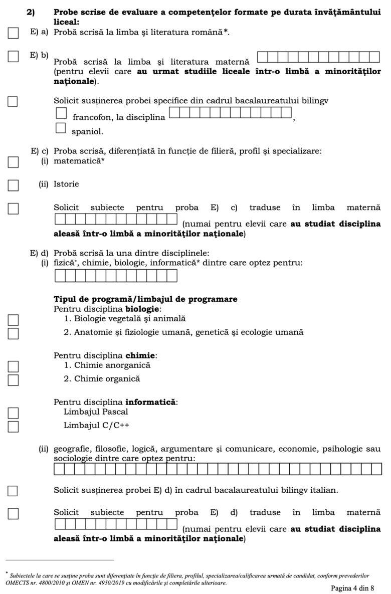 BAC 2020. Au început înscrierile pentru prima sesiune de Bacalaureat. Descarcă acum cererea tip pentru înscrierea la examenul maturității