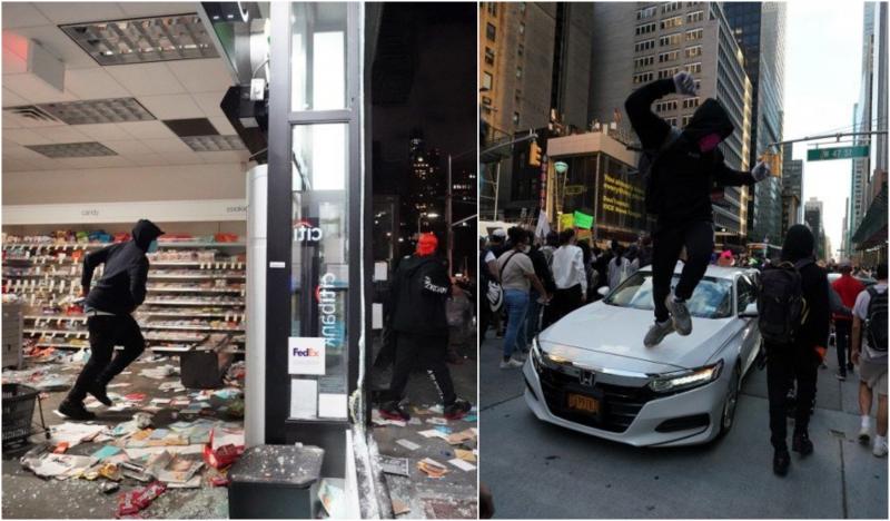 FOTO | Imagini cu dezastrul din Minneapolis. Magazinele sunt vadalizate, au loc furturi în masă și explozii puternice