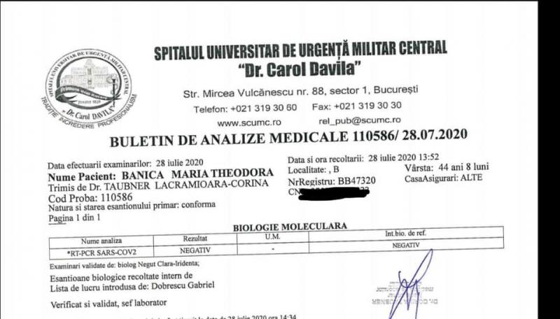 Mara Banică, al doilea test de coronavirus! Care este rezultatul primit de jurnalistă!