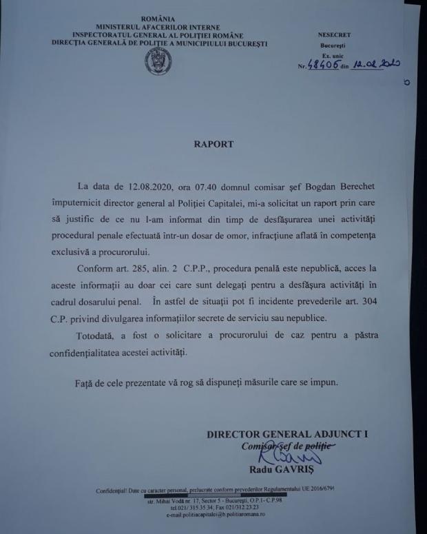 DOCUMENT: Dovada că Emi Pian și interlopii săi sunt protejați de șefii Poliției! Desecretizarea unor informații ar fi aruncat bomba
