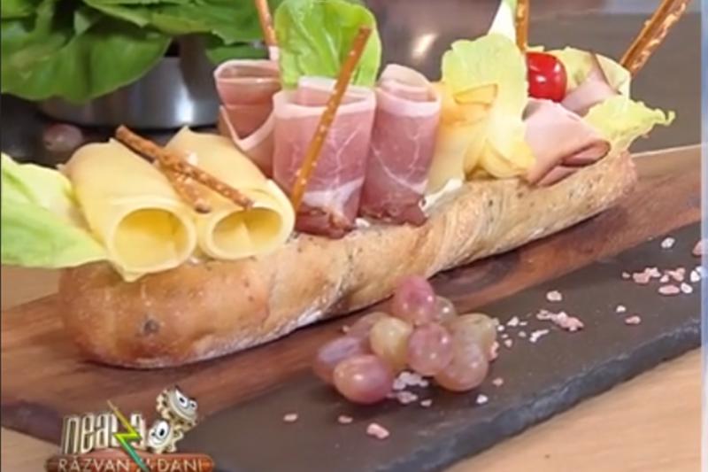 Reţeta de mic dejun din bucătăria lui Vlăduț: Baghetă bavareză