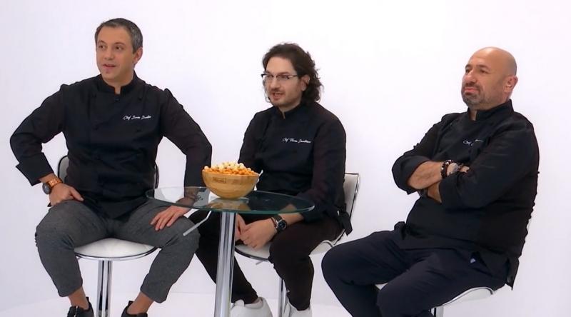 Bontea, Dumitrescu și Scărlătescu și-au găsit nașul. Cum reacționează când preparatele lor sunt criticate de un alt chef dur