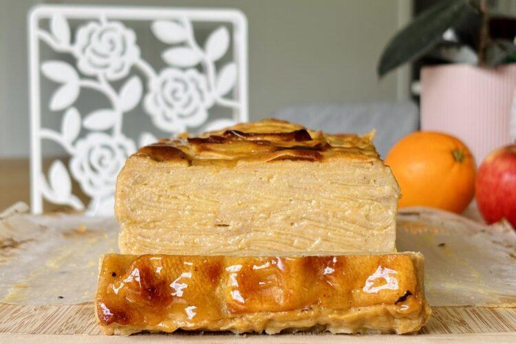 Prăjitură „invizibilă” cu mere - un desert franțuzesc delicios, fin și foarte cremos