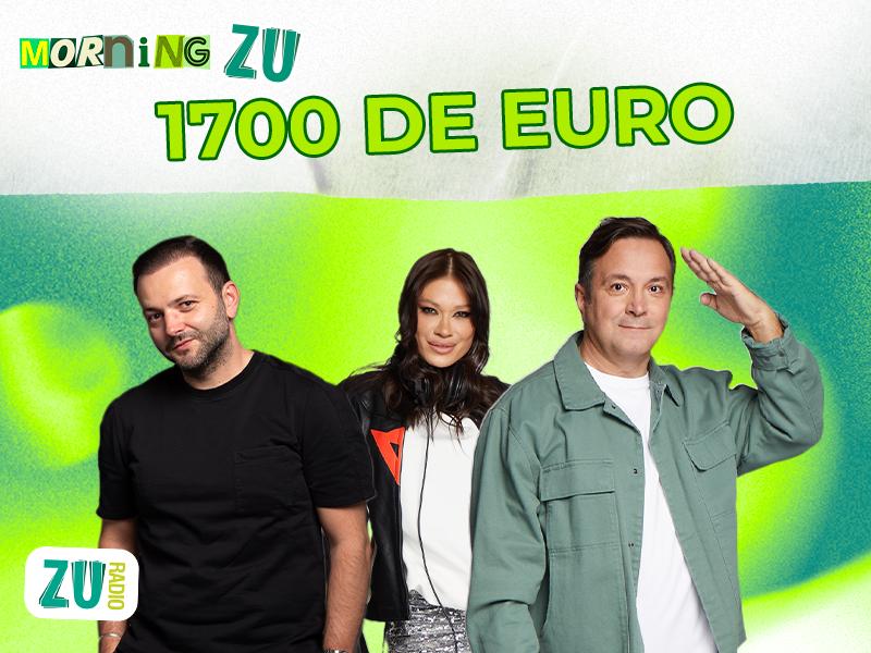 Morning ZU a dat cel mai mare premiu din istoria concursului Ascult Radio ZU: 1700 de euro