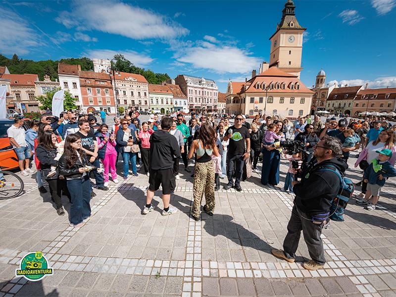 RadioAventura 2026. Ziua 2. Morning ZU live în Brașov. Următoarea destinație este Sibiu