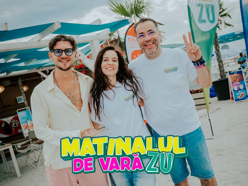 Ziua 1 | Matinalul de Vară ZU pe litoral. Cuza, Tea și Popescu, LIVE pe plaja Mera Hotels din Cap Aurora