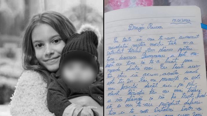 Scrisoare sfâșietoare pentru Raisa, de la o fetiță de 14 ani din Cluj: "Trăim cu speranța că te vom vedea și atunci vom fi cei mai fericiți"