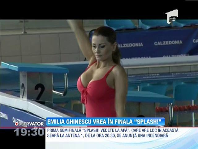 Emilia Ghinescu Vrea Sa Ajunga In Finala Splash Vedete La Apa A Pregatit O Saritura Speciala Antena 1