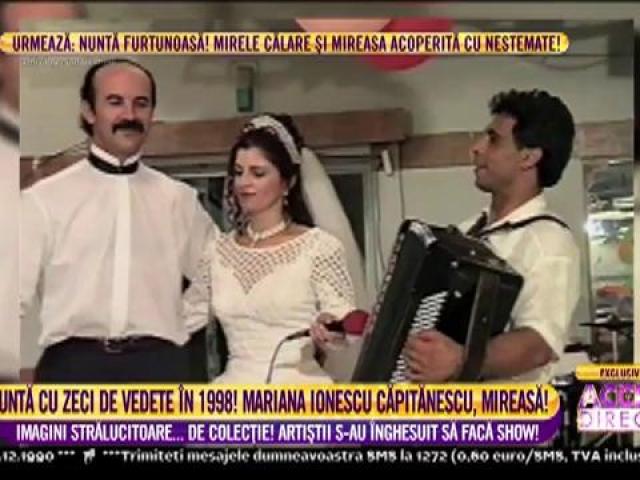 Nuntă Cu Zeci De Vedete In 1998 Mariana Ionescu Capitanescu Mireasă Video Antena 1