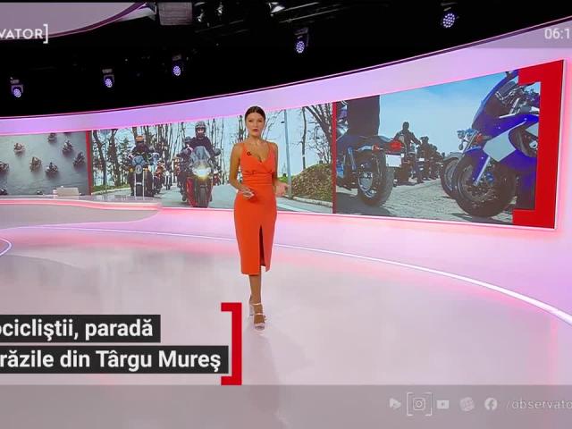 Sute De Motociclisti Au Umplut Străzile Din Targu Mures Video Antena 1