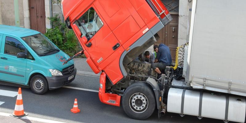 Șofer român de TIR