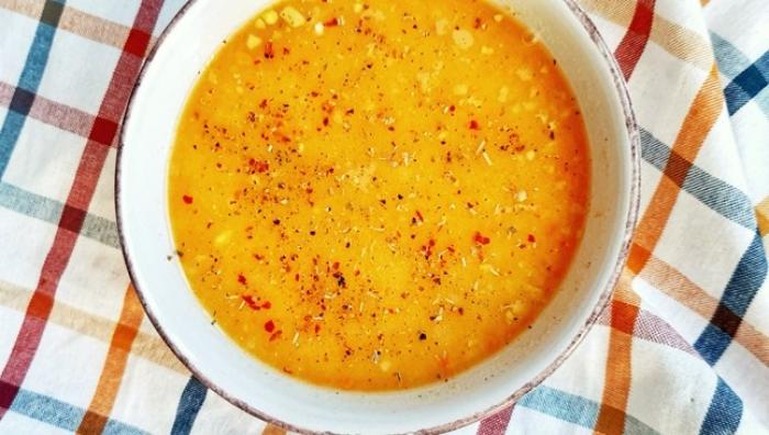 Supă cremă de linte roșie - Deliciul de vineri