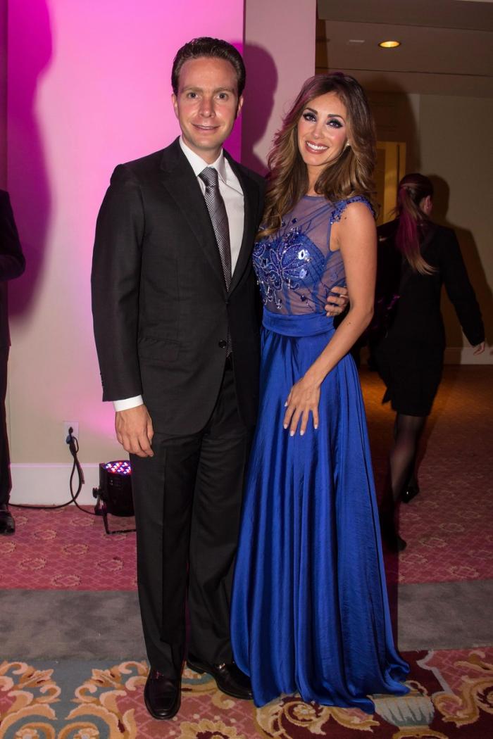 Anahi și Manuel Velasco la evenimentul Latin News