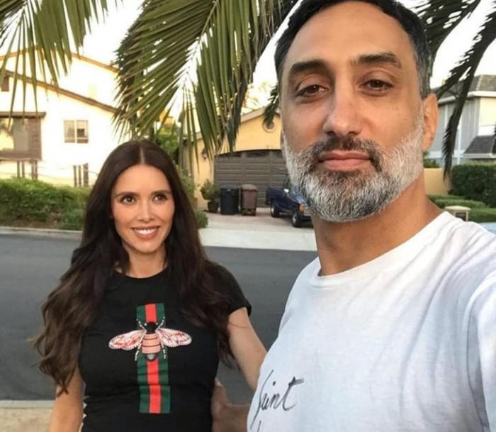 Actrița Marlene Favela, selfie alături de fostul ei soț George Seely, pe vremea când era însărcinată