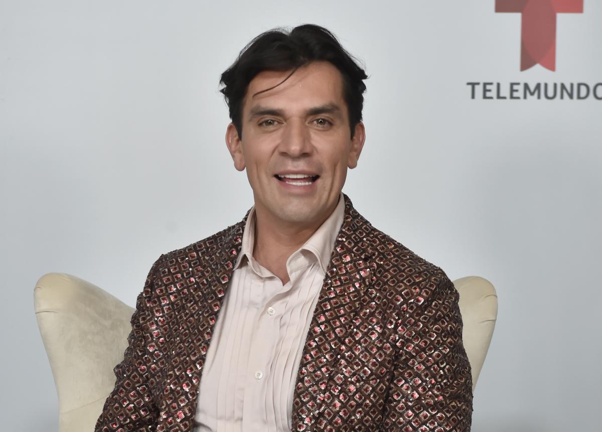 Actorul Jorge Salinas, la o prezentare Telemundo