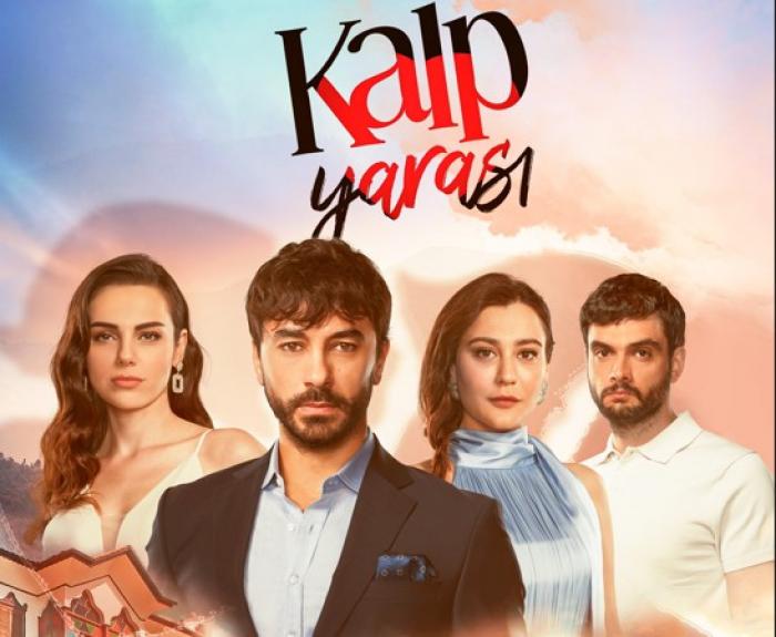 Posterul serialului Inima Rănită cu cei patru actori principali