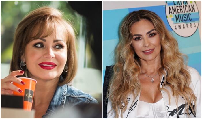 Gabriela Spanic are părul scurt, bobo și Aracely Arambula are părul lung, desprins