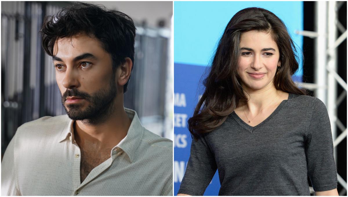 Gökhan Alkan poartă o cămașă și Nesrin Cavadzade poartă o bluză cu mâneci lungi