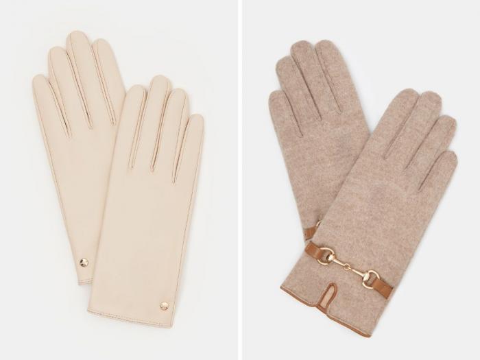 două tipuri de mănuși diferite