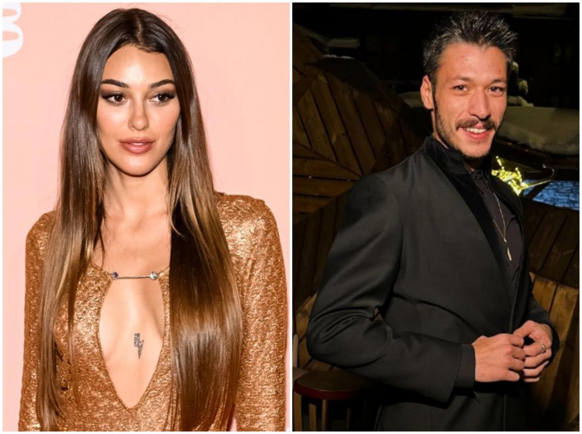 actrița poartă o rochie lungă cu decolteu, actor poartă sacou negru