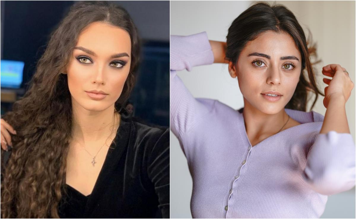 Nanuka Stambolishvili poartă o bluză neagră cu mâneci lungi și Sila Turkoglu poartă o bluză mov