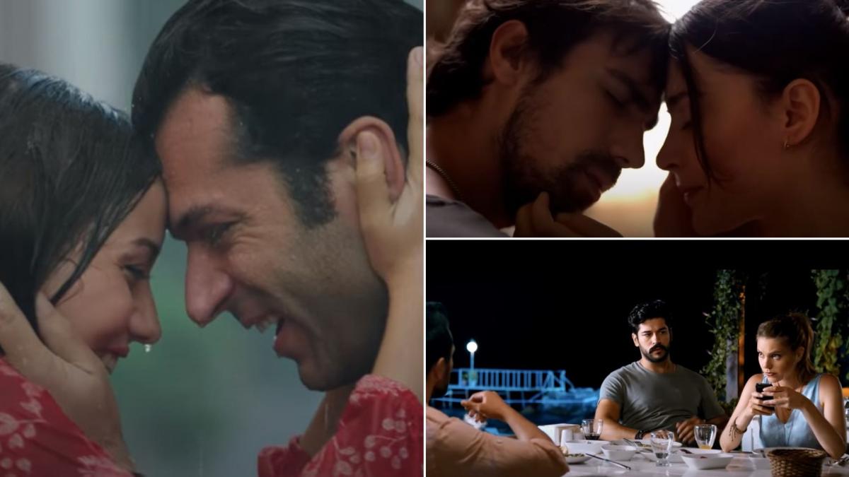 colaj de imagini cu capturi din filme de dragoste