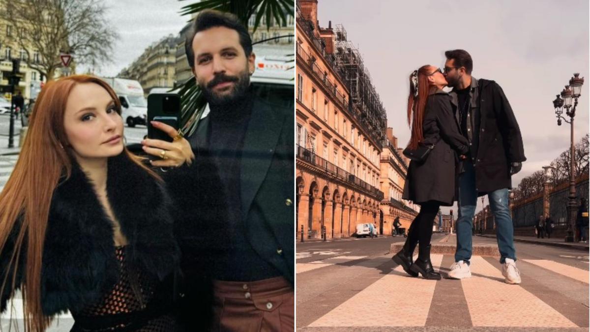 colaj de imagini cu Başak Gümülcinelioğlu si Çağrı Çıtanak