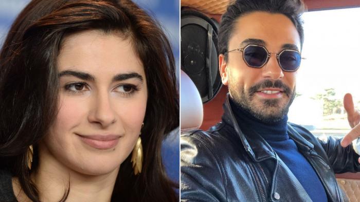 colaj de imagini cu Nesrin Cavadzade si Gökhan Alkan