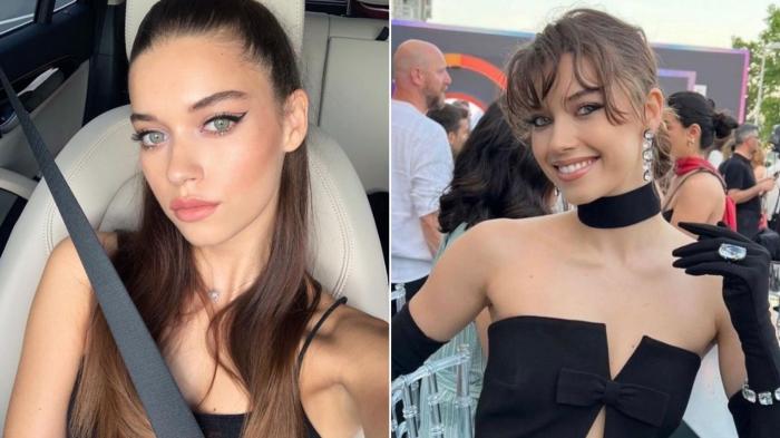 colaj de imagini cu Afra Saraçoglu