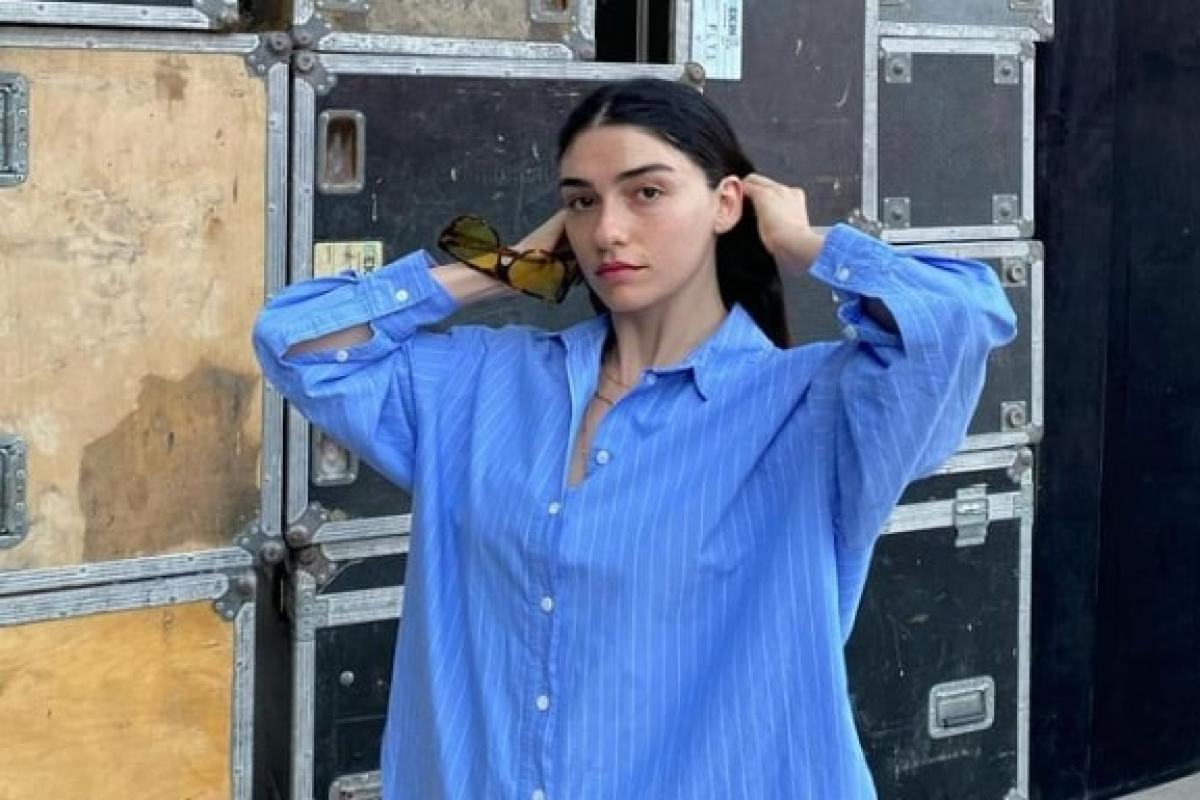 actriță pe platourile de filmare