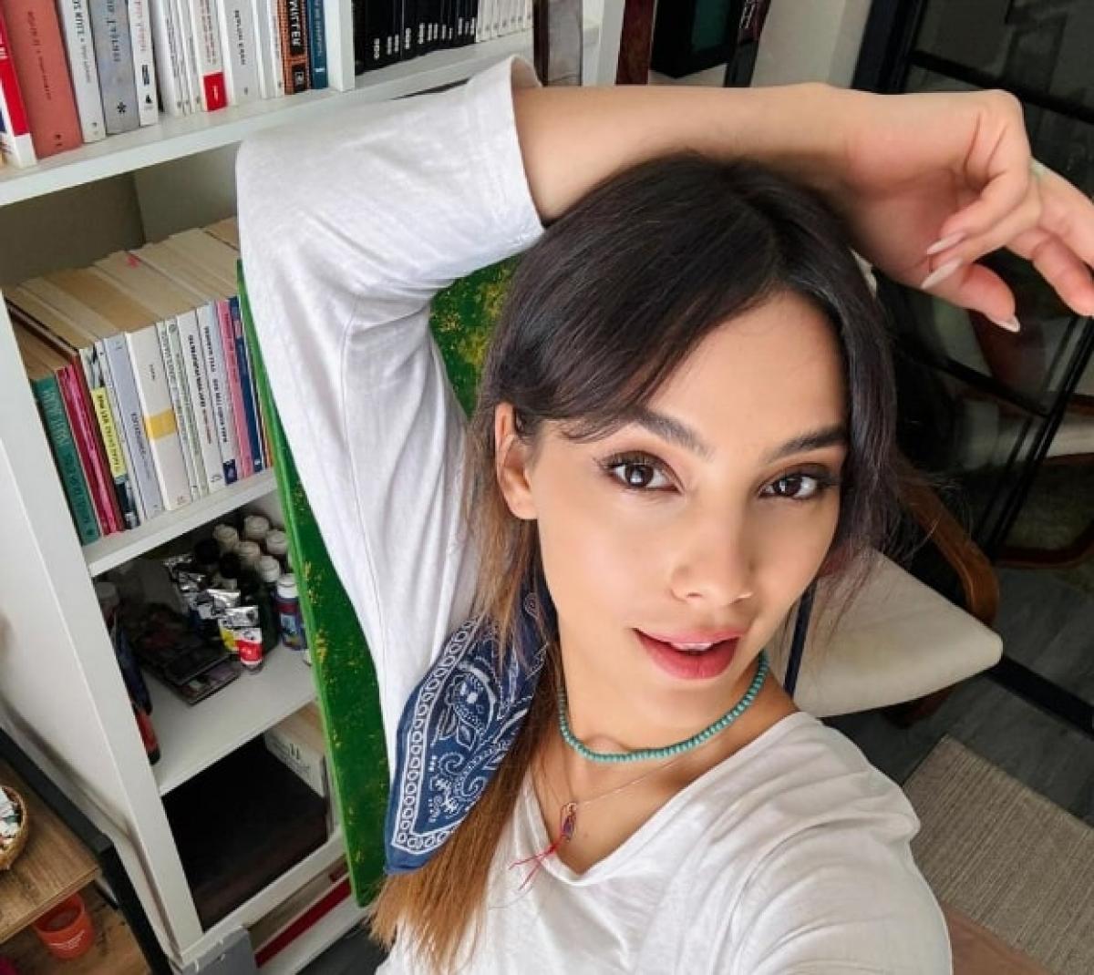 actriță pe platourile de filmare