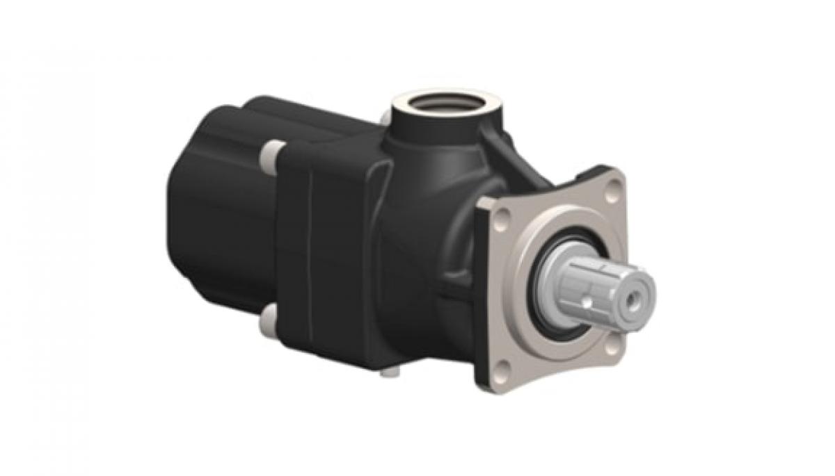 pompă de culoare neagră pe un fundal alb