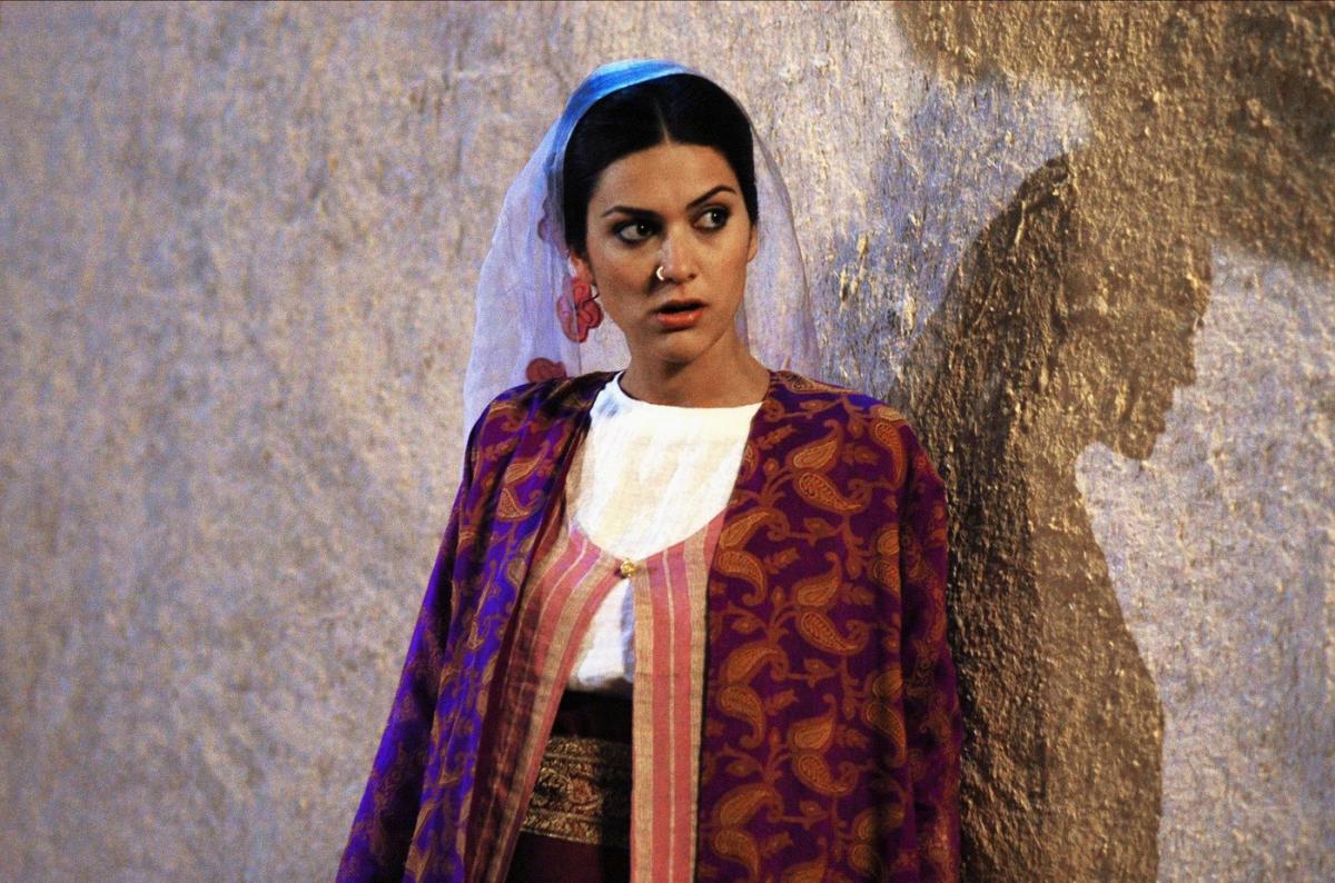 actriță pe platourile de filmare