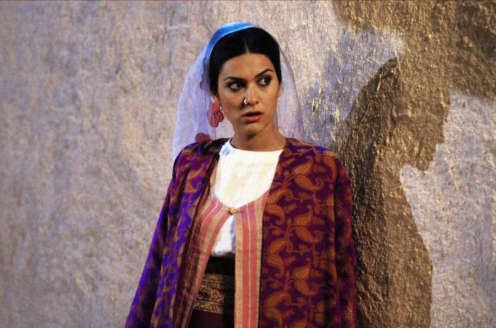 actriță pe platourile de filmare