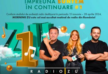 Morning ZU este cel mai ascultat matinal de radio din România