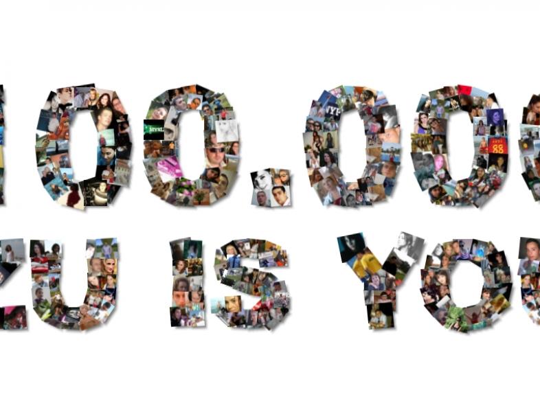 100.000 de ZUperfani pe Facebook. ZU is YOU! Va multumim!
