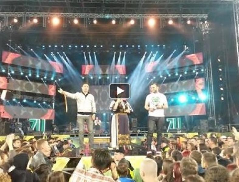 „NOI SUNTEM ROMÂNI” cântat de toate vocile de la Cluj Arena!
