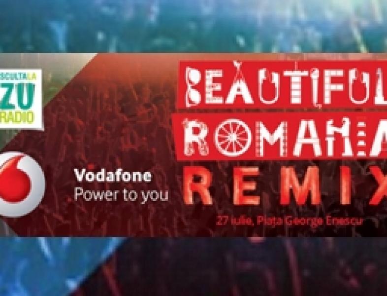 Castiga un smartphone HTC One M8 cu Vodafone la Radio ZU. Beautiful Romania Remix