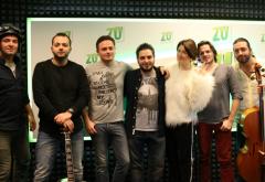 Alexandra Ungureanu cântă o piesă nouă și un colind live la ZU