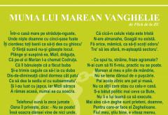 Poezia „Muma lui Marean Vanghelie”