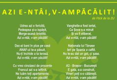Azi e-ntâi, v-am păcălit!