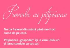 Proverbe cu și despre pițipoance